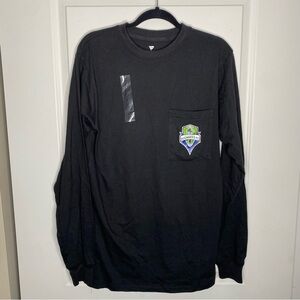 FANATICS Seattle Sounders Long Sleeve Medium Tall NEW!!